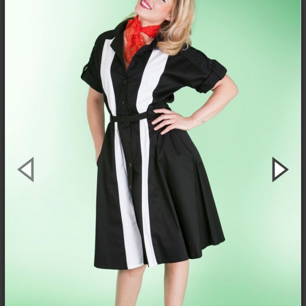 FLASH SALE  Tatyana stripe dress - Picture 2 of 3